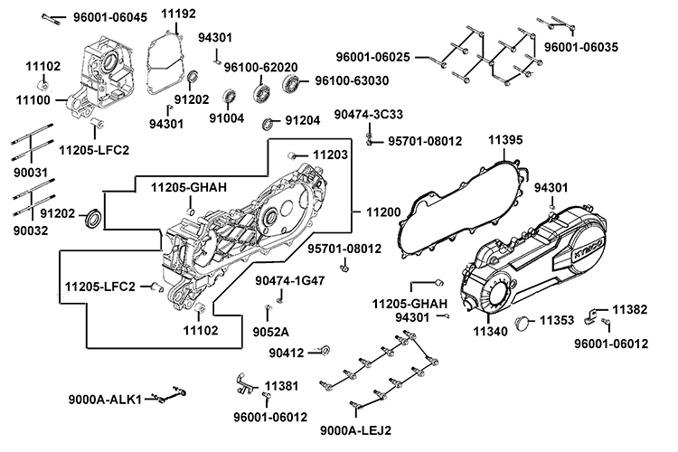 Variatorkåpa - Vevhus