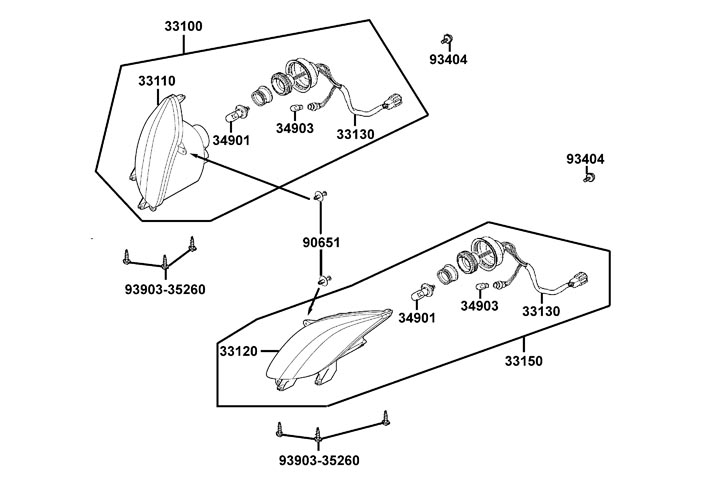 Framlampa - Strålkastare