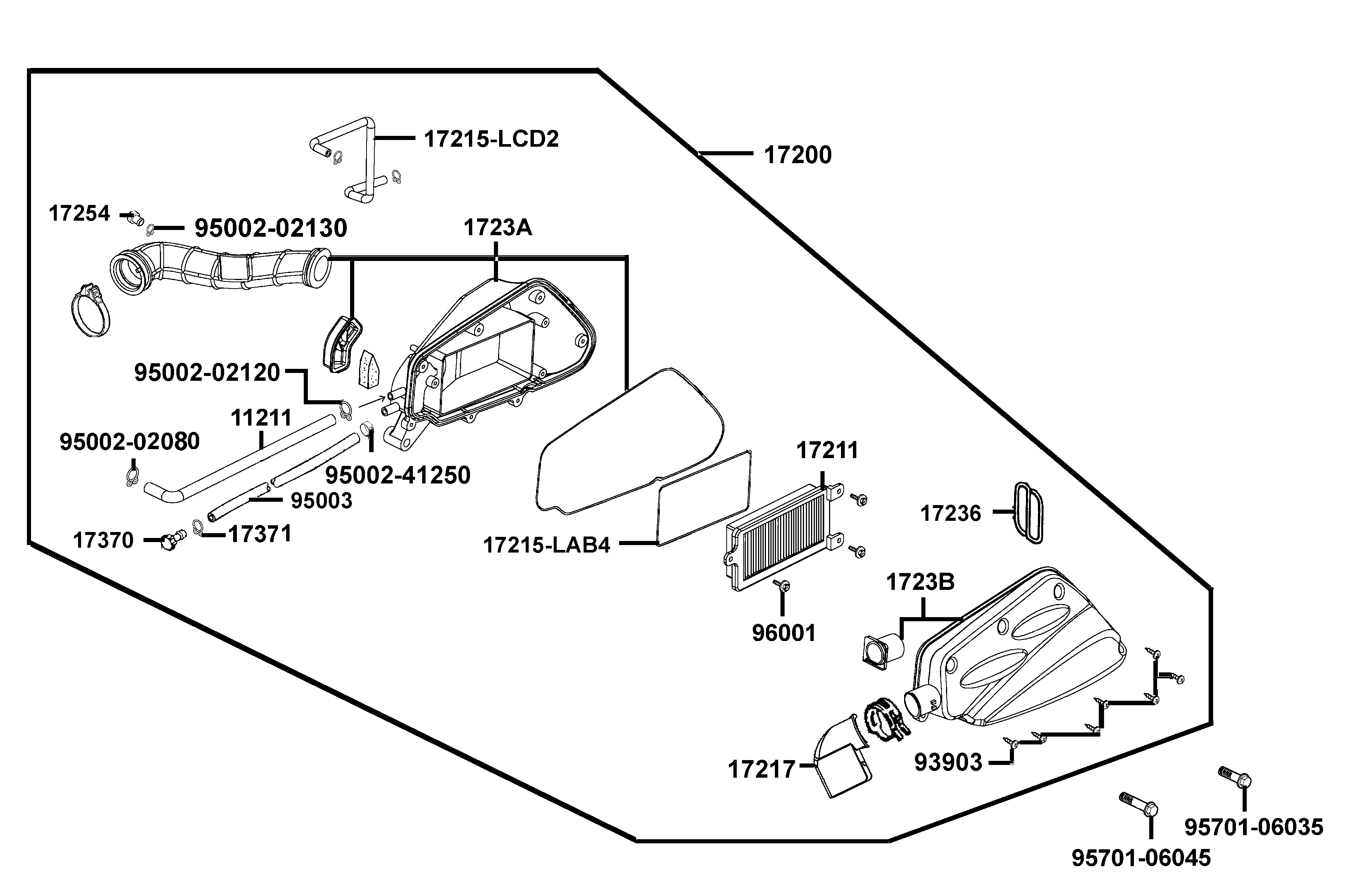 Luftburk - Luftfilter