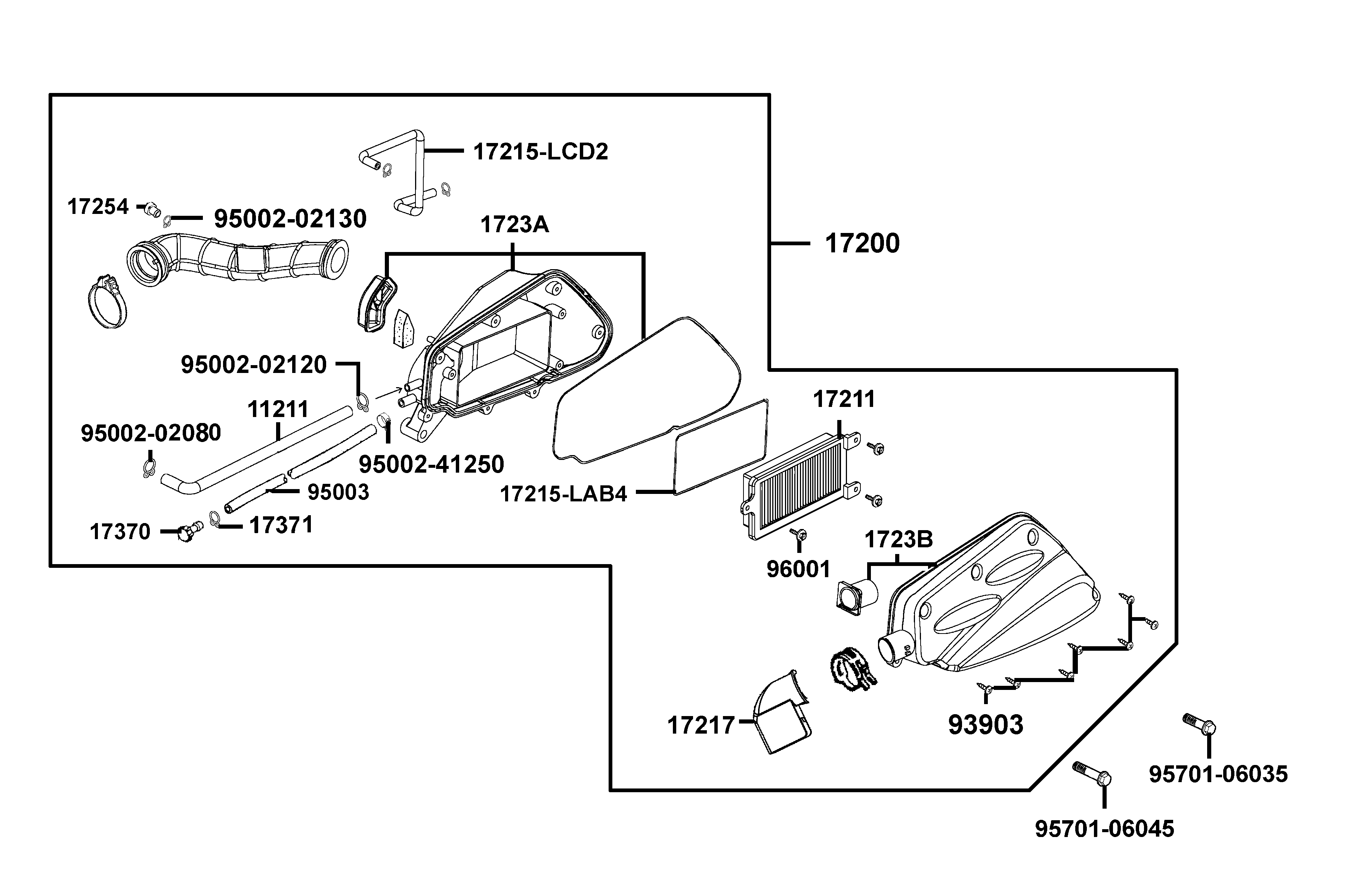Luftburk - Luftfilter