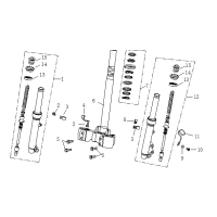 Stötdämpare fram - Styrkrona