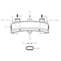 Baklykta - Registreringsskyltsbelysning