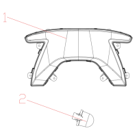 Baklykta - Registreringsskyltsbelysning