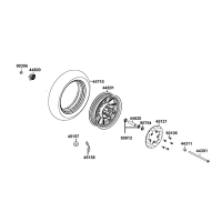 Framhjul - Skivbroms