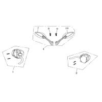 Backspeglar - Switchhandtag