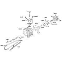Cylinder - Vevparti - Kolv - Kamkedja