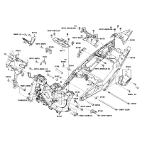Ram - Passagerarfotstöd - Motorfäste