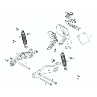 Bakskärm - Stötdämpare - Sving