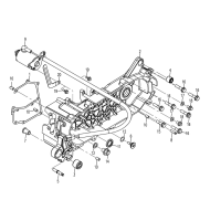 Vänster motorkåpa - Startmotor