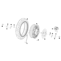 Bakhjul - Motor - Bakbroms