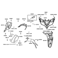Baklykta - Blinkers bak - Bakskärm