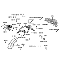 Baklykta - Blinkers bak - Bakskärm
