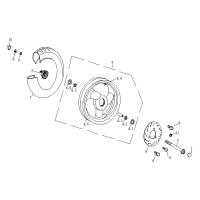 Framhjul - Skivbroms