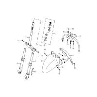 Framgaffel - Stänkskärm