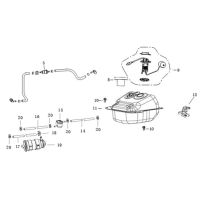Bränsletank - Bränslepump - Tankgivare