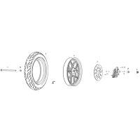 Framhjul - Bromsskiva fram