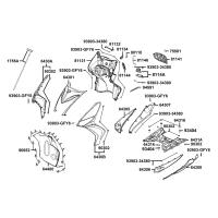 Frontkåpa - Sidokåpor fram - Golv