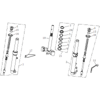 Framgaffel - Styrkrona