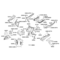 Frontkåpa - Sidokåpor fram - Golv