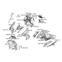 Frontkåpa - Sidokåpor fram - Golv