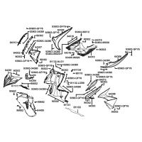 Frontkåpa - Sidokåpor fram - Golv
