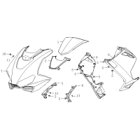 Frontkåpa - Sidokåpor fram