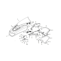 Frontkåpa - Sidokåpor fram