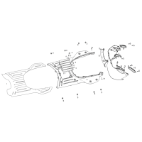 Golv - Främre sadelkåpor