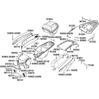 Kåpor bak - Sadelfack - Toppbox