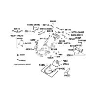 Ram - Passagerarfotstöd - Motorfäste