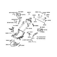 Ram - Passagerarfotstöd - Motorfäste