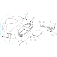 Sadel - Sadellåda - Pakethållare