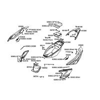 Sidokåpor bak - Sadellåda