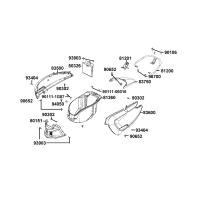 Sidokåpor bak - Sadellåda