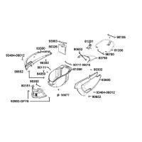 Sidokåpor bak - Sadellåda