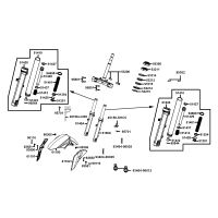 Stötdämpare fram - Framskärm - Styrkrona
