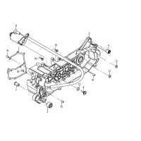 Startmotor - Vänster vevhus