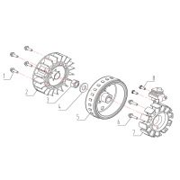 Stator - Svänghjul - Fläkt