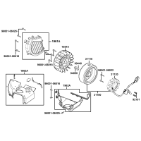 Stator - Svänghjul - Fläktkåpa