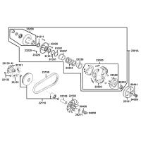 Variator - Drivrem - Vikter