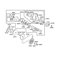 Variator - Drivrem - Vikter
