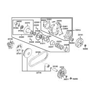 Variator - Drivrem - Vikter